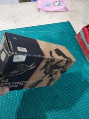 Bootleg Megatron Optimus Prime Transforming Black Basketball Sneaker Shoes Box
