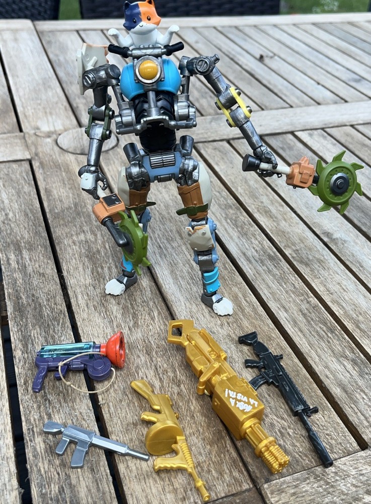 Jazwares Fortnite Legendary Brawlers Kit Mech Suit 7” Figure w/ accessories Read