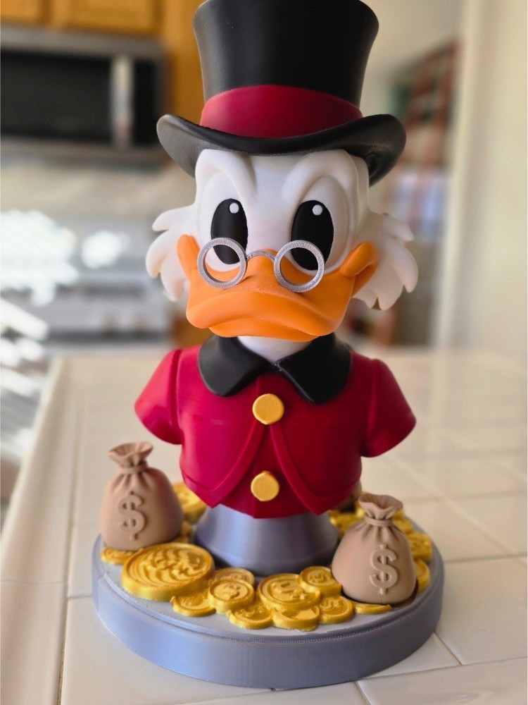 Scrooge McDuck DuckTales Cartoon Collectible Bust