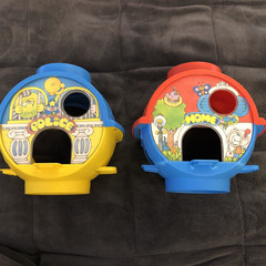 Vintage 1985 Parker Brothers Nerfuls Characters Round Town & Vehicles Toy Lot