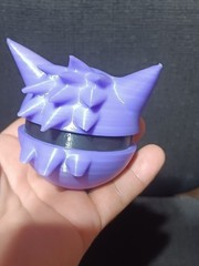 Gengar Pokémon Figure Plastic Toy/Prop, Purple Black Gray Red