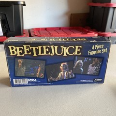 NECA Beetlejuice 4 Piece Plastic Figurine Set Multicolor Boxed Ages 8+ 2001