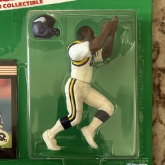 Kenner Starting Lineup 1989 NFL Edition Anthony Carter Figure Card & Helmet