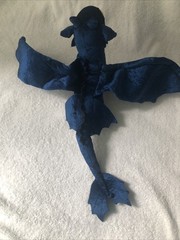 Posable How To Train Your Dragon Toothless Nightfury Plush Dreamworks Studio 16”
