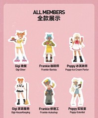 POP MART Peach Riot Rush Hour Series Blind Box Confirmed Figure Toy Gifts