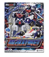 Metal Cardbot S FLASHVECTOR Race Car Transformer Robot Toy