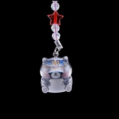 Cute Cat Beaded Charm Gashapon Keychain Japan 1 Random Collecible Figure