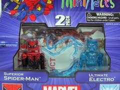 Minimates Marvel Superior Spider-Man & Ultimate Electro Wave 17 ToysRUs BNISB
