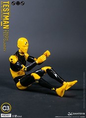 DPS10: DAMTOYS 1/12 scale Crash Test Dummy Testman C3 Action Figure