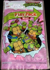 Lot Of 6 SEALED Teenage Mutant Ninja Turtles Play Pack Mini Coloring Book