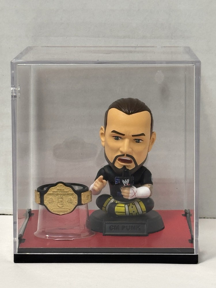 ZURU Ballers WWE CM PUNK Display Figure 2026 w World Title Belt Pipe Bomb
