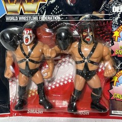 WWF Hasbro Demolition 2 Pack Smash And Crush- Hard 2 Find!