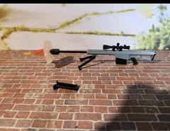 Valaverse Action Force Gray High Caliber Sniper Rifle & Effects 6″ Action Figure