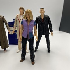 Doctor Dr. Who 5″ Action Figure Lot Of 6 Figures BBC Worldwide Limted