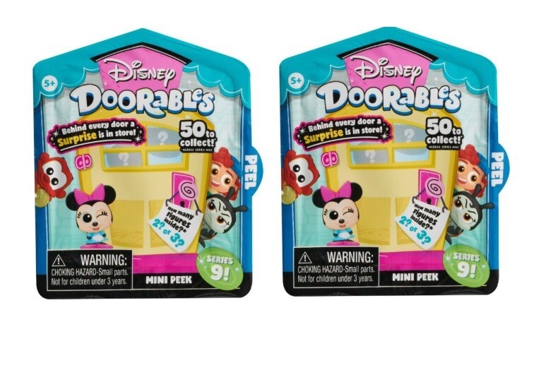 2 of Disney Doorables Mini Peek Series 9 – Collectible Blind Bag Figures – New