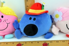Mr. Men & Little Miss Sanrio Memes Plush Figure Lot of 3 – Princess,Bossy & Hugs