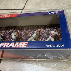 New Starting Line Up Baseball Freeze Frame Nolan Ryan Collector Plastic Case