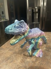 3D printed Dinosaur Everything Moves On It