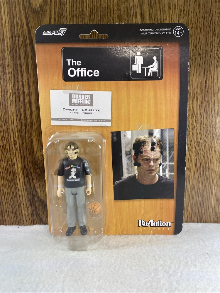 Super7 Reaction Action Figure The Officer Dwight Schrute MOC