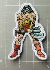 CONAN the BARBARIAN embroidered figure Patch action destroyer Warrior He-Man