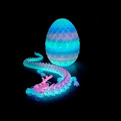 3D Printed Dragon Egg Model,Articulated Animals Figure,Fidget Toys Home Decor