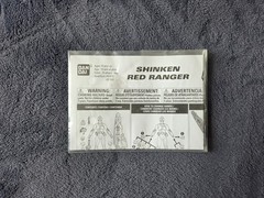 Bandai S.H.Figuarts Shinken Red Power Rangers Figure w/ Sword Hands 15+