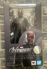 Bandai S.H.Figuarts Nick Fury Marvel Avengers Action Figure US New Sealed