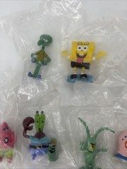 8 NEW Nickelodeon Viacom SpongeBob Squarepants PVC Figure Lot Cake Toppers Gary