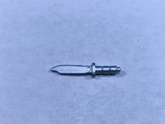 BIN A20 G I JOE Accessory Silver Combat Knife 2004 Duke V16 #ML