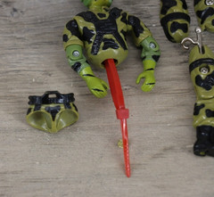 GI Joe Hit & Run 1988 Vintage ARAH Action Figure Parts Repair Hasbro