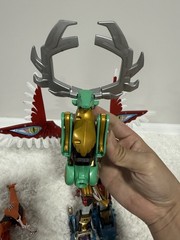 Bandai Power Rangers Wild Force Deluxe DX Isis Megazord (Gao Icarus) Complete