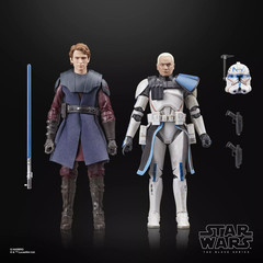 2025 Star Wars Black ANAKIN SKYWALKER & CAPT REX 6″ Hasbro Pulse Exclusive 2-Pk