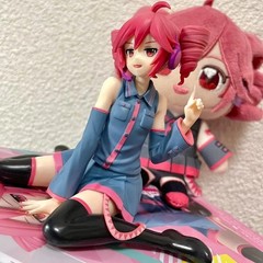 SEGA Utau Kasane Teto Premium Chokonose Action Figure PVC Model Collection
