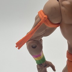 WWE Mattel Basic Series 2 The Ultimate Warrior Action Figure Orange Trunks 2011