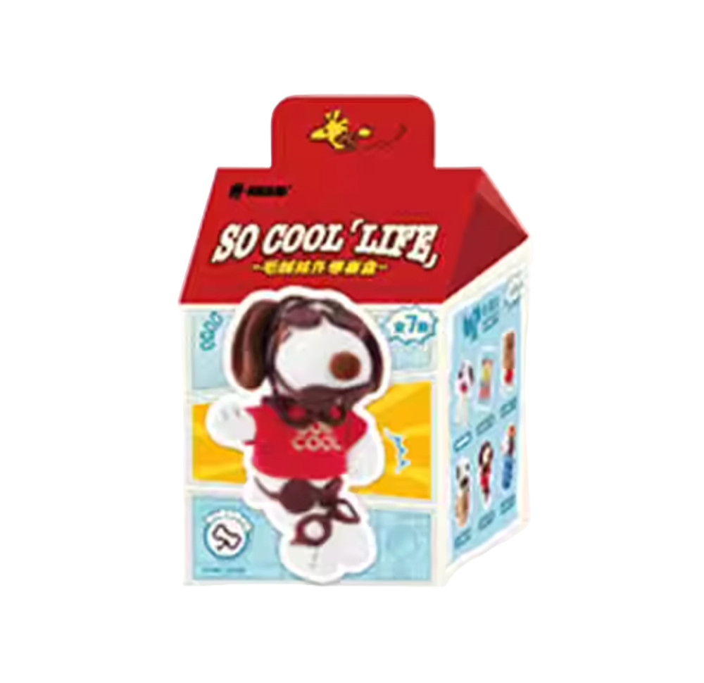 💡 M&G Shop x Peanuts Snoopy So Cool Life Series Keychain Plush One Blind Box