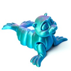 7.1inch 3D Printed Seal Model,Articulated Animals figure,Fidget Toys Home Decor