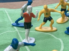 Soccer Guys Yellow/Black vs Blue/White Sports Action Figures That Inspire USED