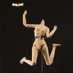 1/12 Scale JO-020 Flexible Plastic 6inch Joint Female Action Figure Body Dolls