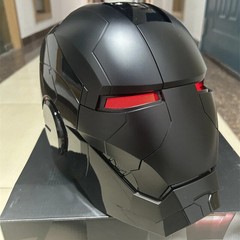 Iron Man MK5 Helmet Black Wearable Deformable Voice Control Toys Gift