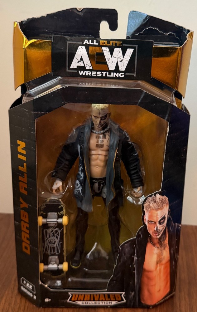 AEW Unrivaled Collection Darby Allin Series 3 #22 Action Figure Jazwares New