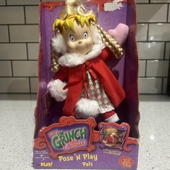 Vintage Cindy Lou Who The Grinch Pose N Play Pals Doll Brand New In Box 2000