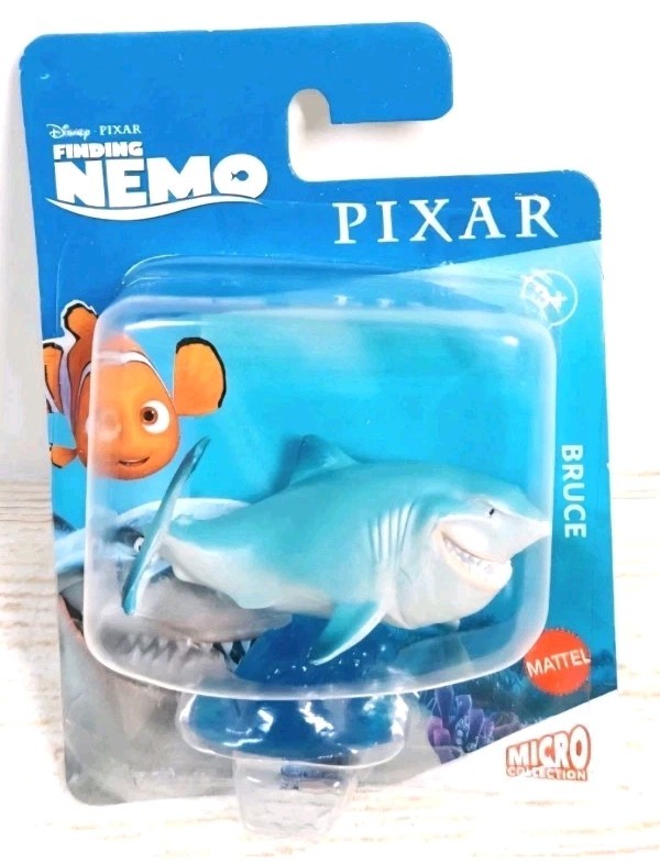 Disney Finding Nemo Bruce Shark Figure 1.75″ Mattel Micro Collection Toy