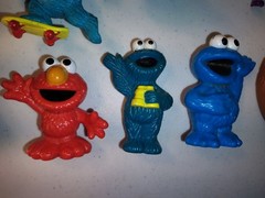 Vintage To Modern Sesame Street Mixed Toy Lot Sale Kermit Elmo Big Bird Oscar