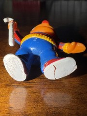 Vintage Sesame Street Ernie Tap Dancing pvc Figure 2.5 inch