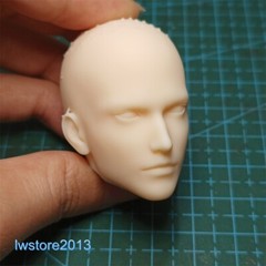 1:6 1:12 1:18 Anime Boy Man Head Sculpt For 12″ 6″ 3.75″ Male Action Figure Body