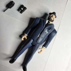 Vintage Inspector Detector Speed Racer ReSaurus 1999 Action Figure Loose
