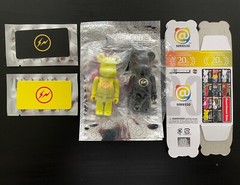 Medicom Bearbrick 100% Series 20 Artist Series FRAGMENT DESIGN SECRET NOS Rare