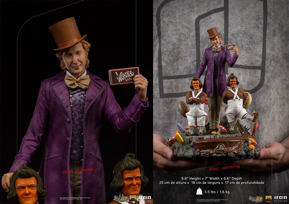 Iron Studios 1/10 Willy Wonka 9.8 in (H) Collectible Static Figure Statue Model