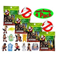 Ghostbusters Ecto Minis Blind Bags 4-pack Glow in Dark Ghosts Mystery Figures