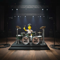 Drummer Keith moon (The Simpsons) The Who Full Color